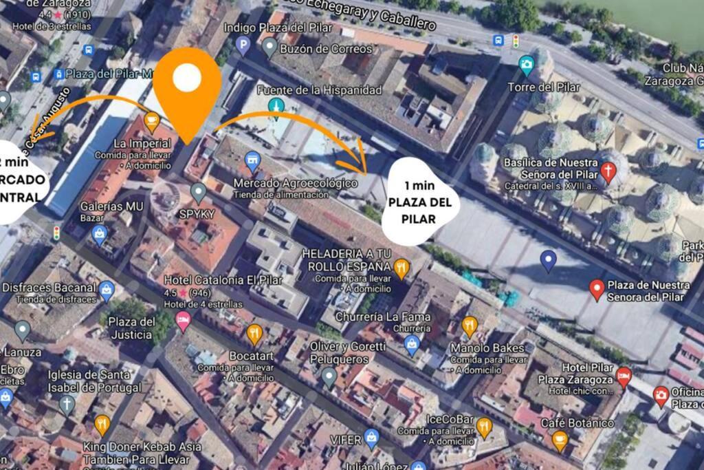 Apartamento Unico En Plaza Del Pilar سرقسطة المظهر الخارجي الصورة